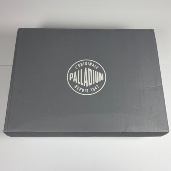 Palladium Baggy Boots Vapor Grey Canvas High Top Fold Down Men’s 7 Women’s 9 - Picture 14 of 16